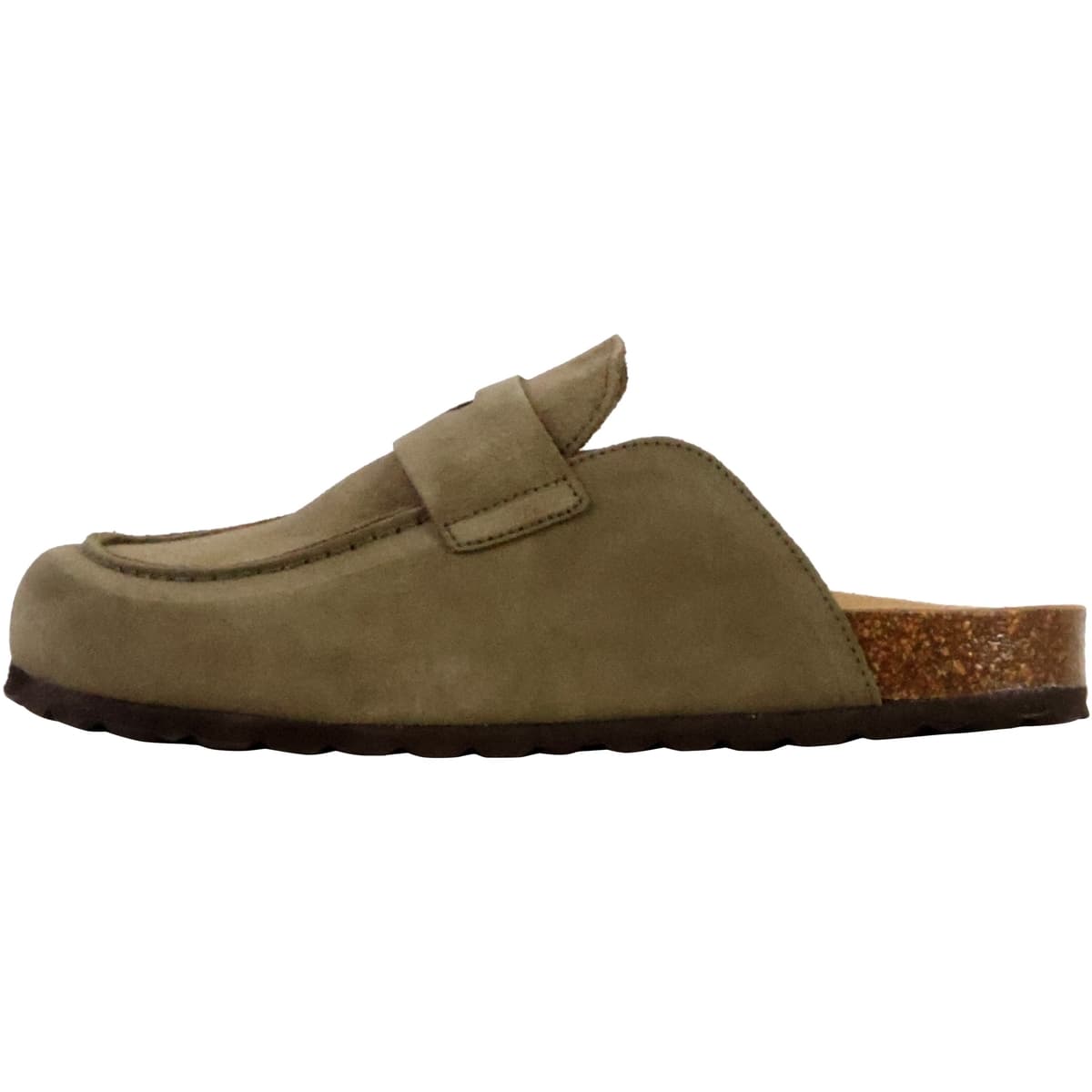 Women's Mules The Divine Factory Khaki
