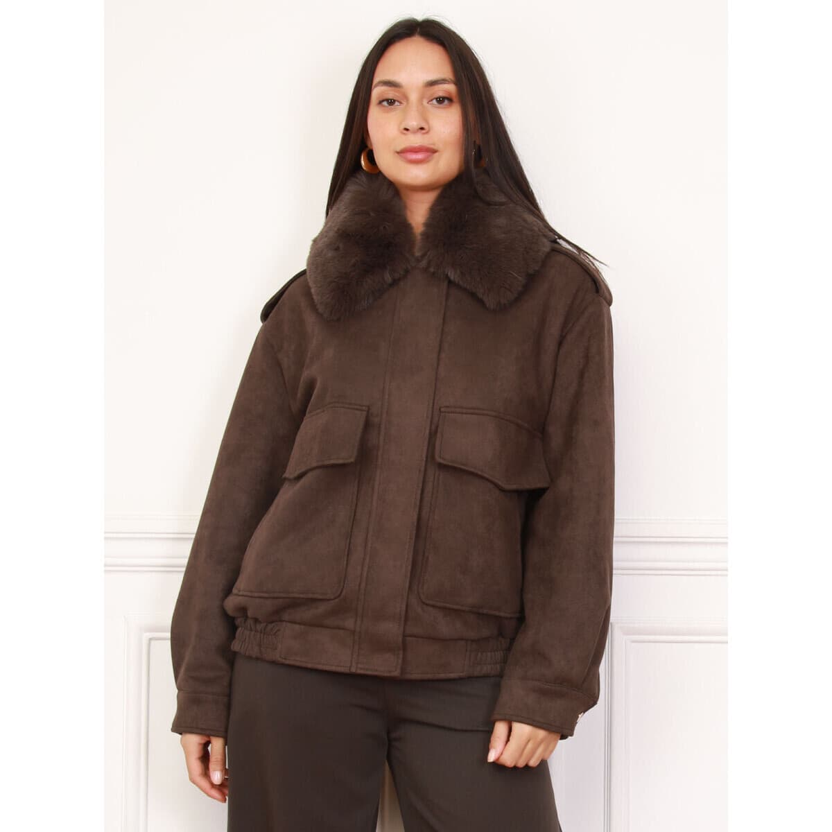 Women's Blazers La Modeuse Brown