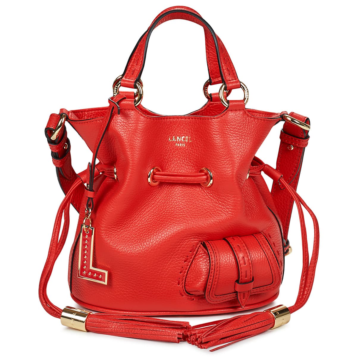 Women's Handbags Lancel Red