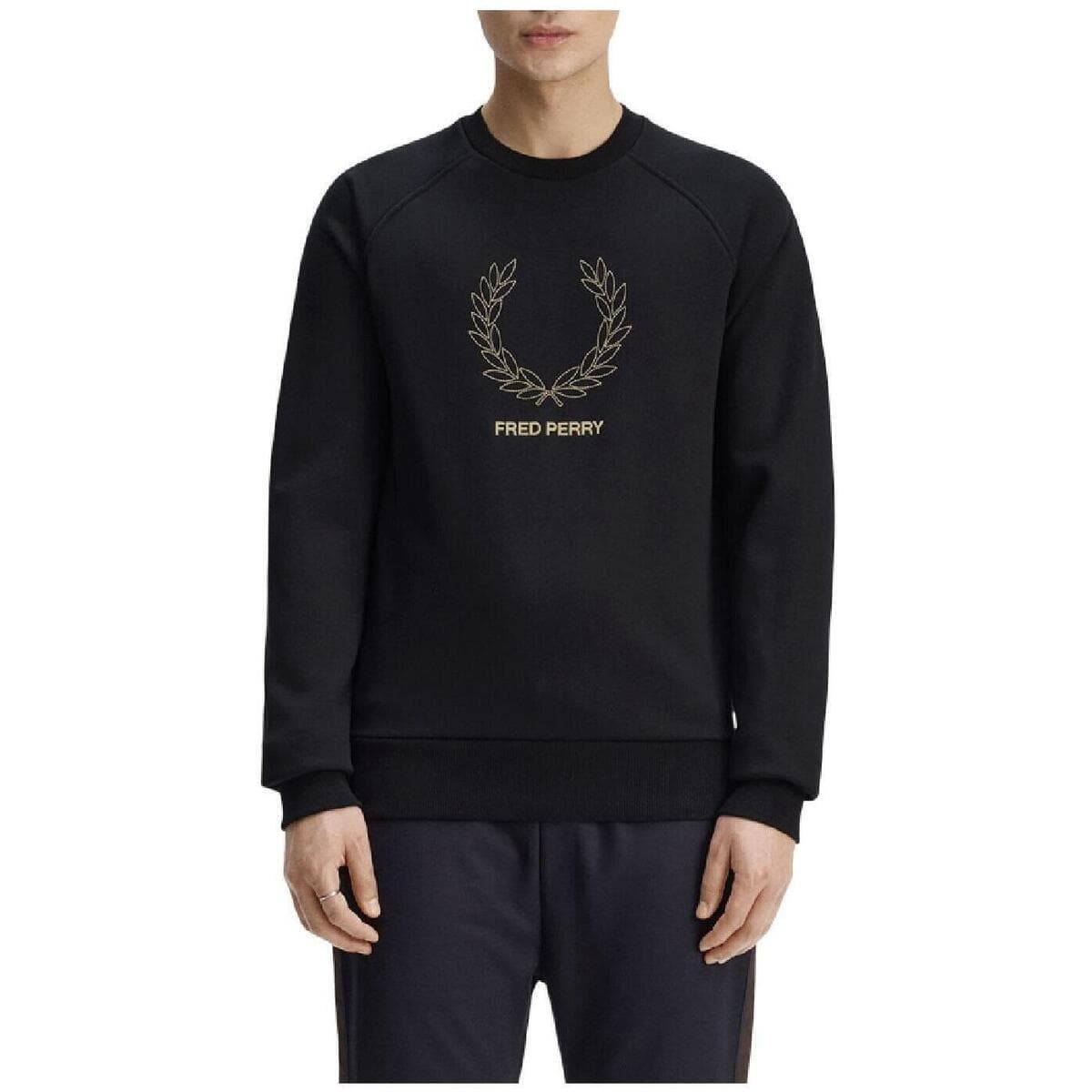 Men's Sports T-Shirts Fred Perry Black