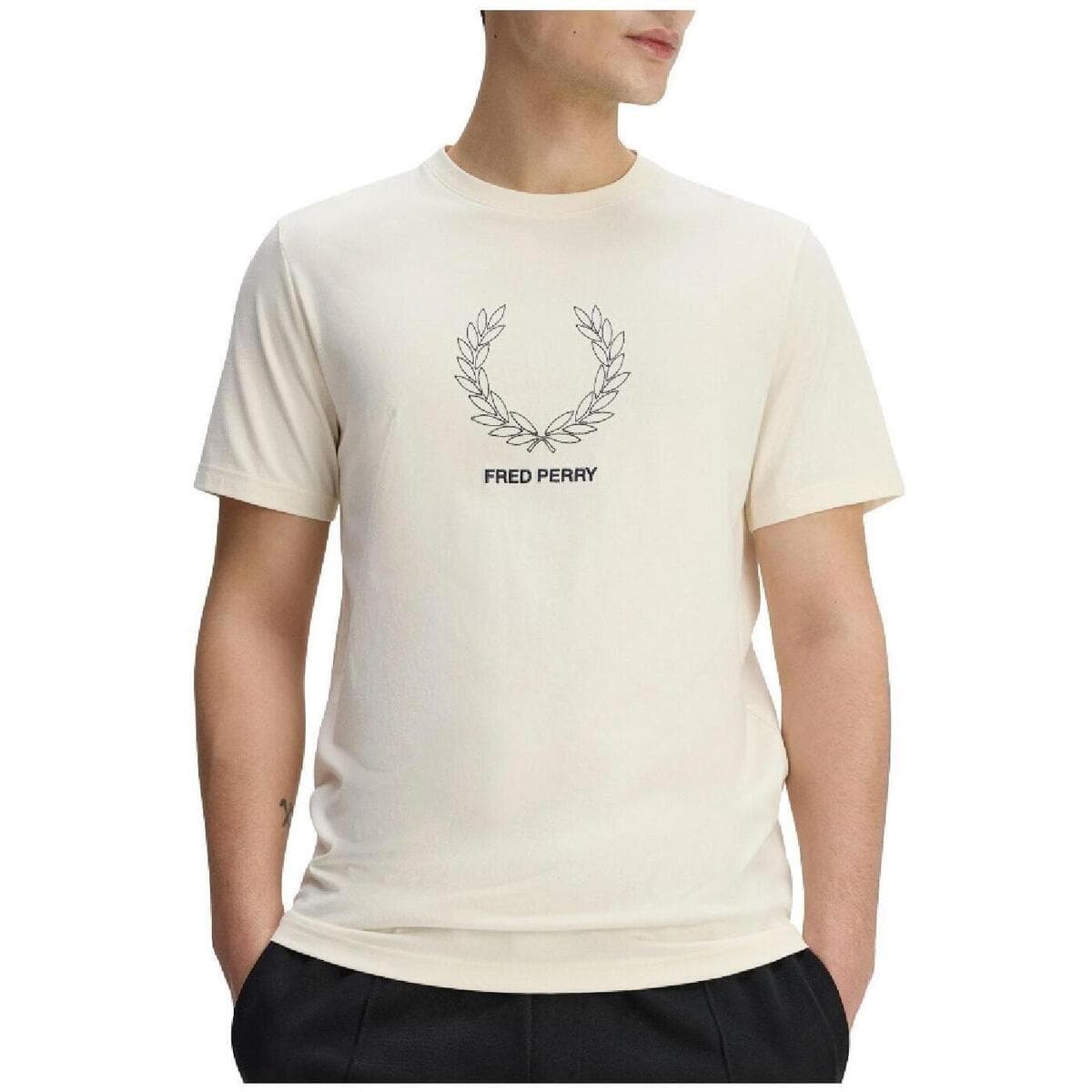 Men's T-Shirts Fred Perry White