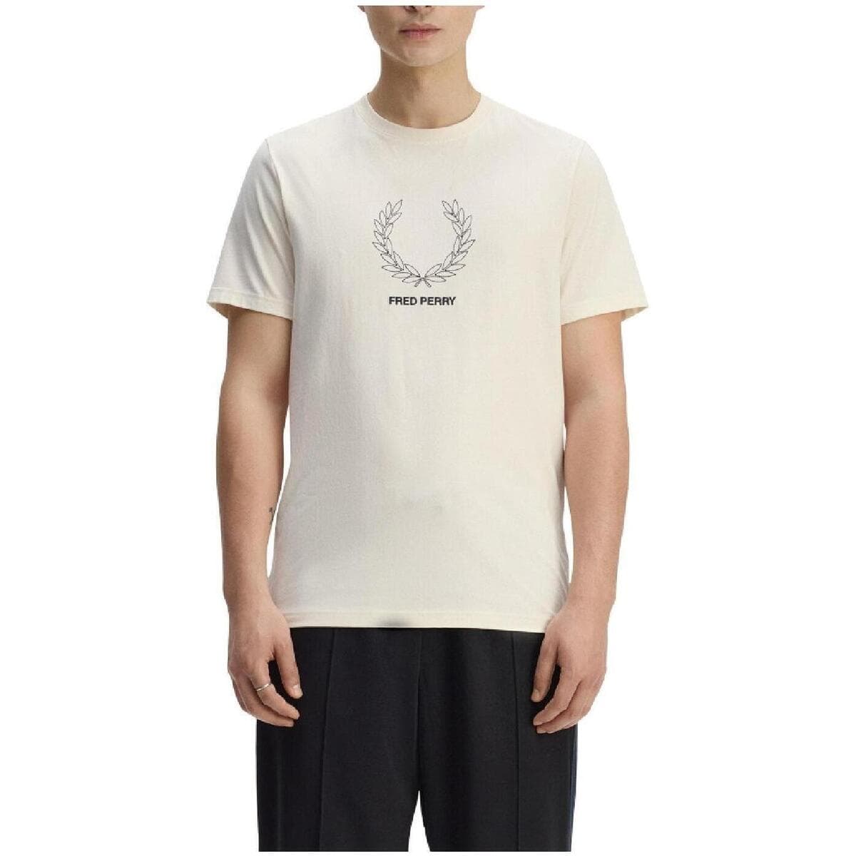 Men's T-Shirts Fred Perry White