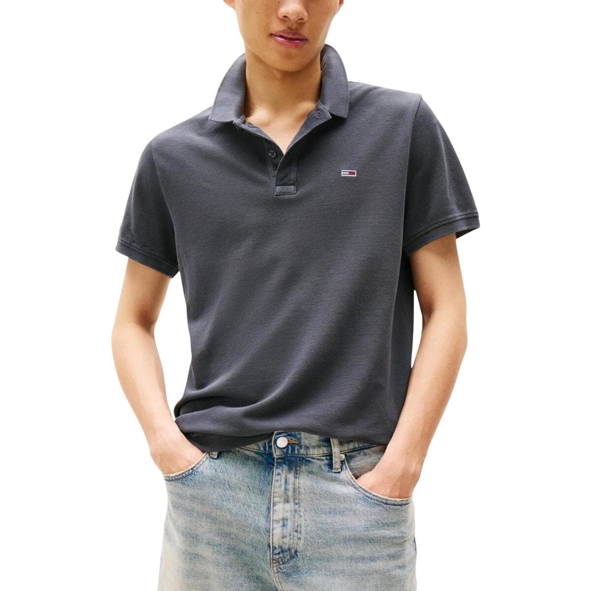 Men's Polo Shirts Tommy Hilfiger Gray