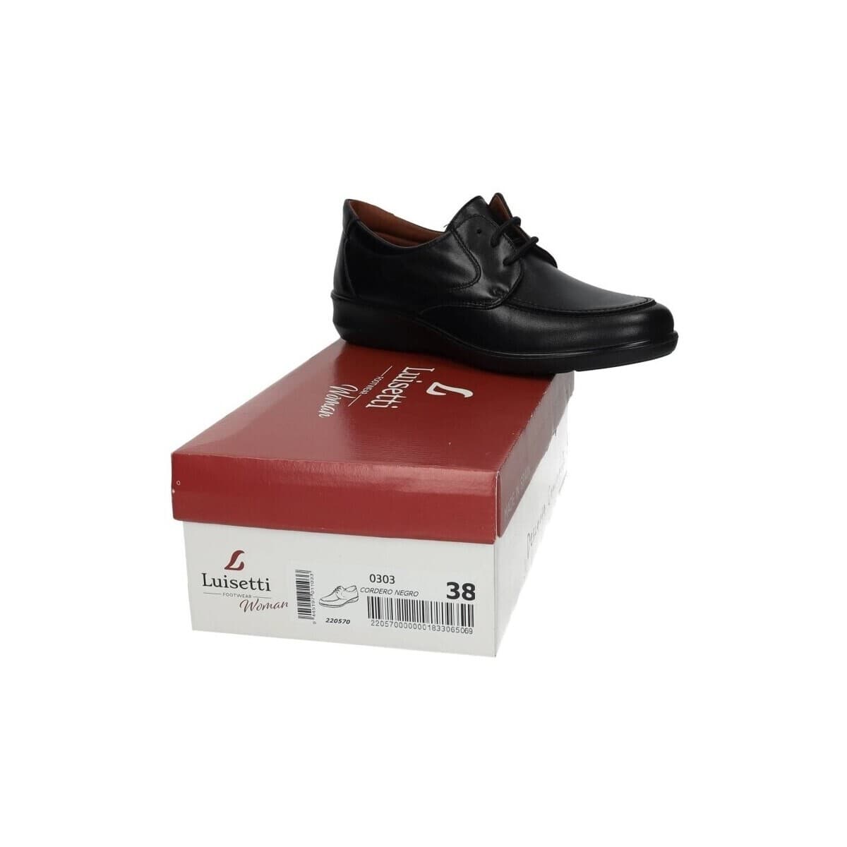 Women's Derby Shoes Luisetti Black