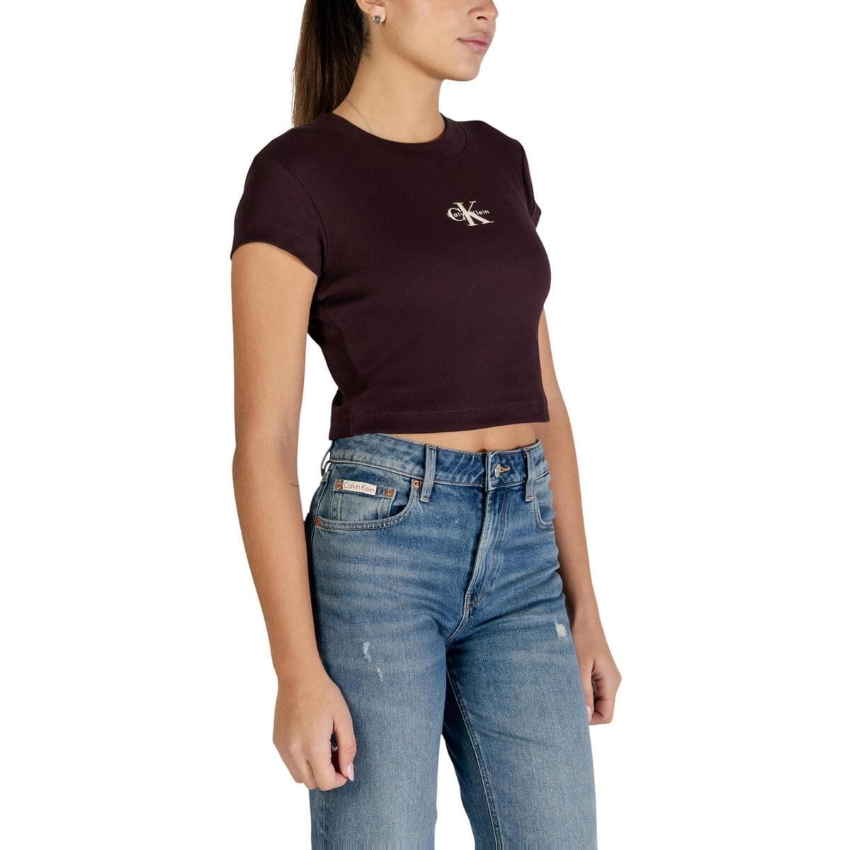 Women's T-Shirts Calvin Klein Brown