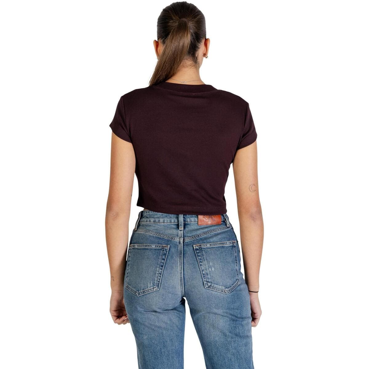 Women's T-Shirts Calvin Klein Brown