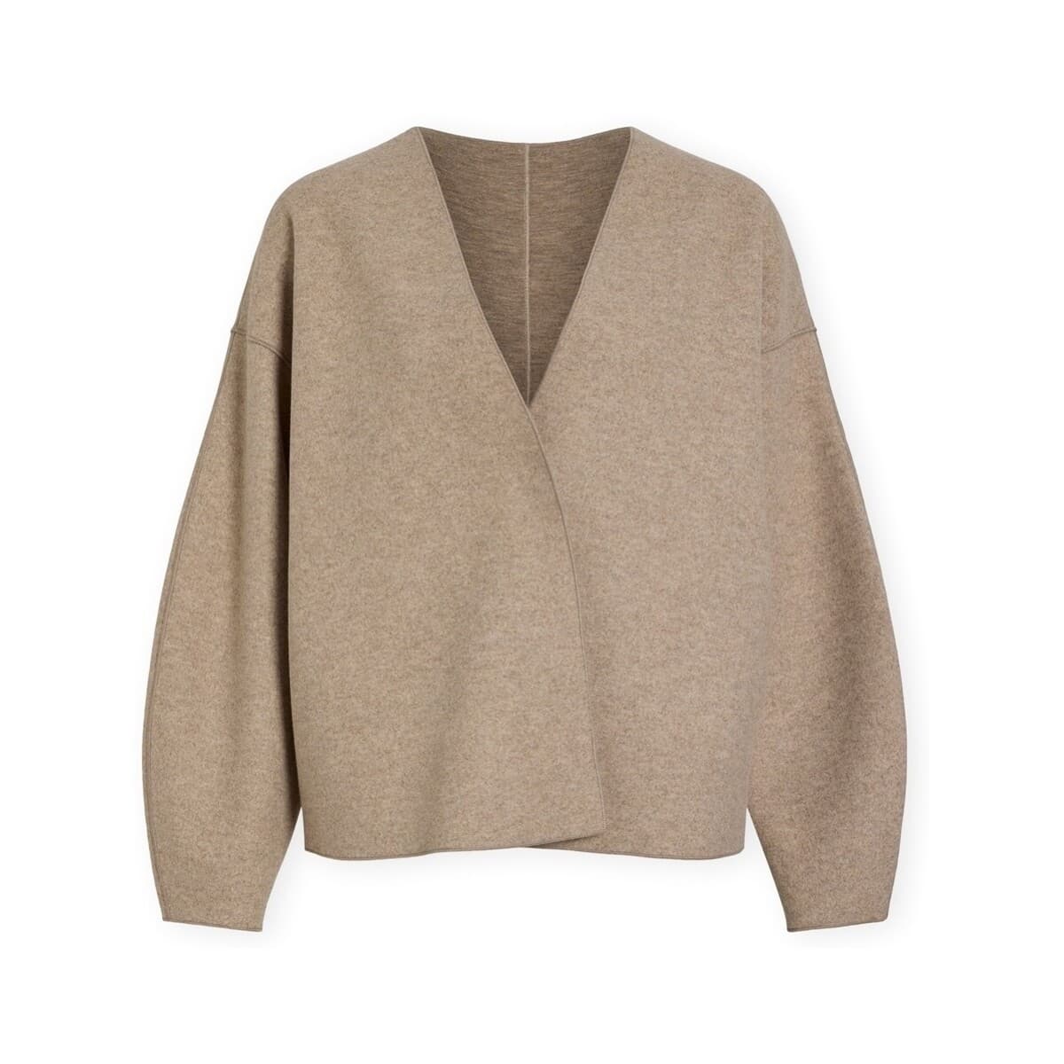 Παλτό Vila Noos Juice Loose Jacket - Coffee Bean