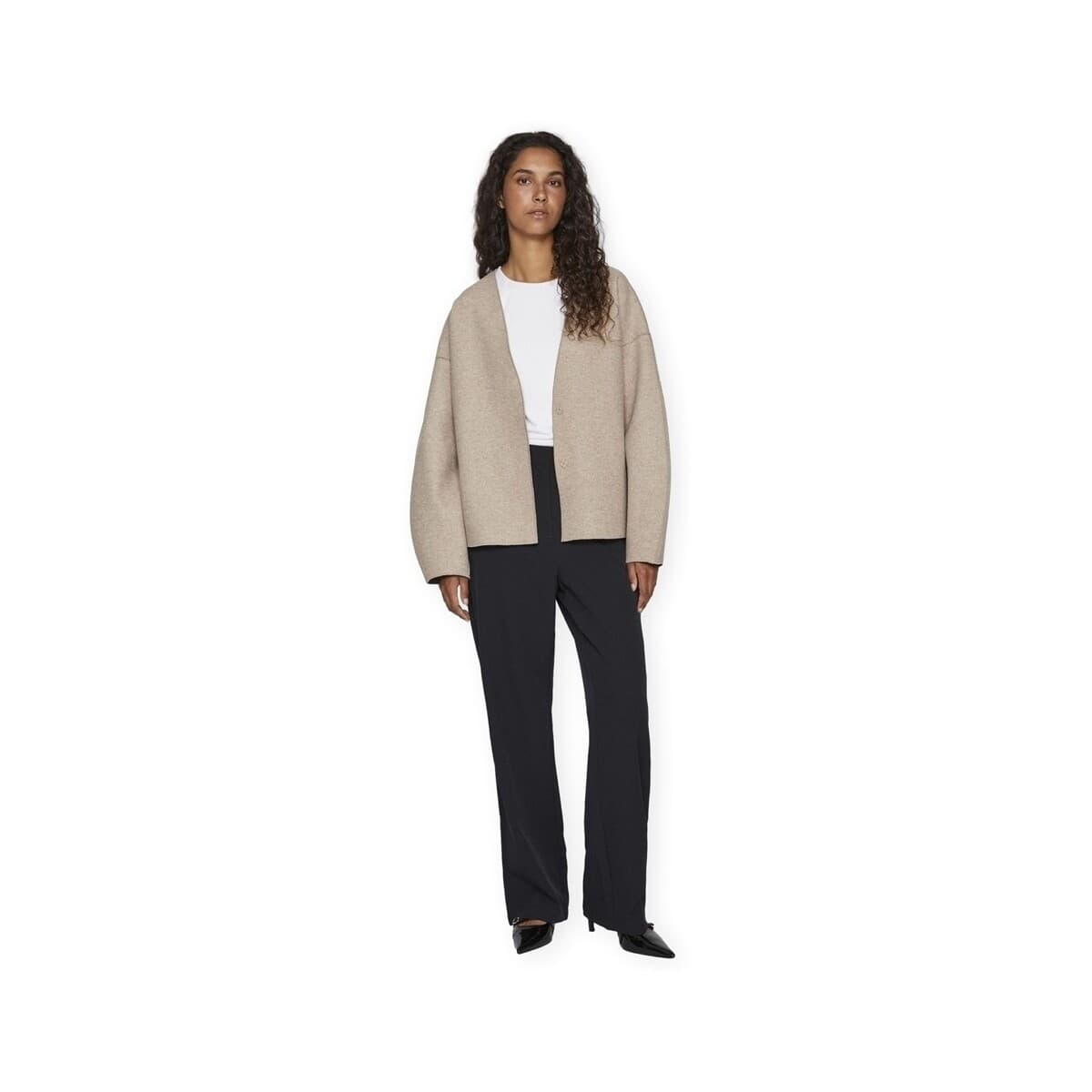 Women's Coats Vila Beige