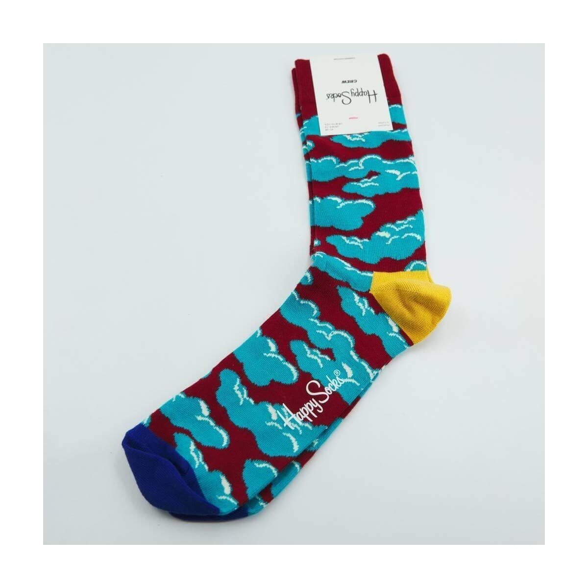 High socks Happy socks Calcetines Hombre Modèle Under The Clouds