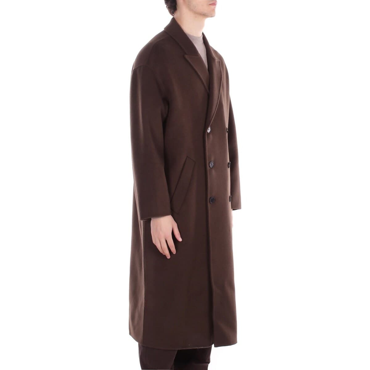 Men's Coats Amaranto Brown