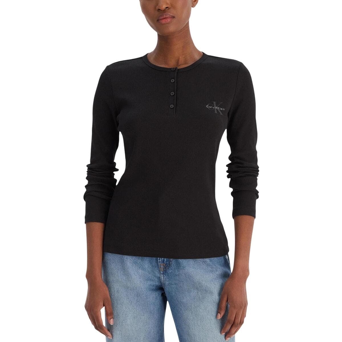 Women's T-Shirts Calvin Klein Black