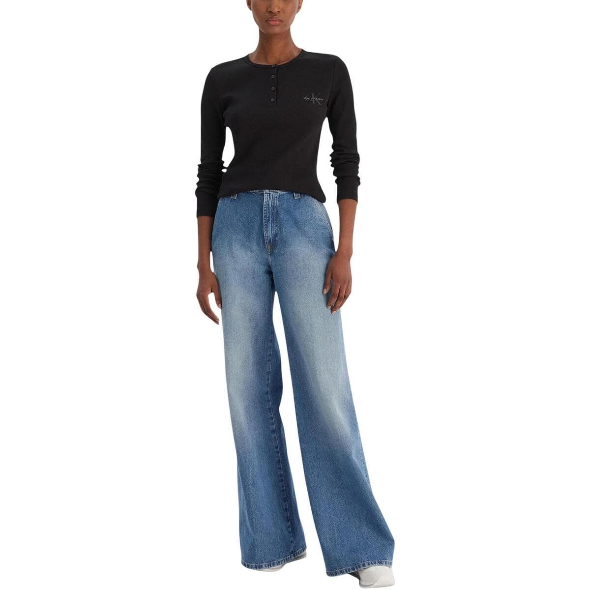 Women's T-Shirts Calvin Klein Black