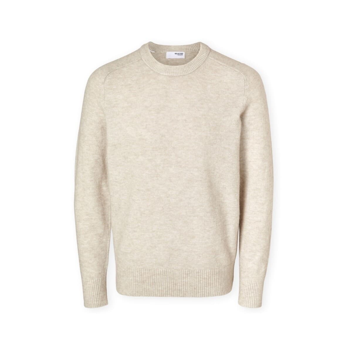Men's Sweaters Selected Beige