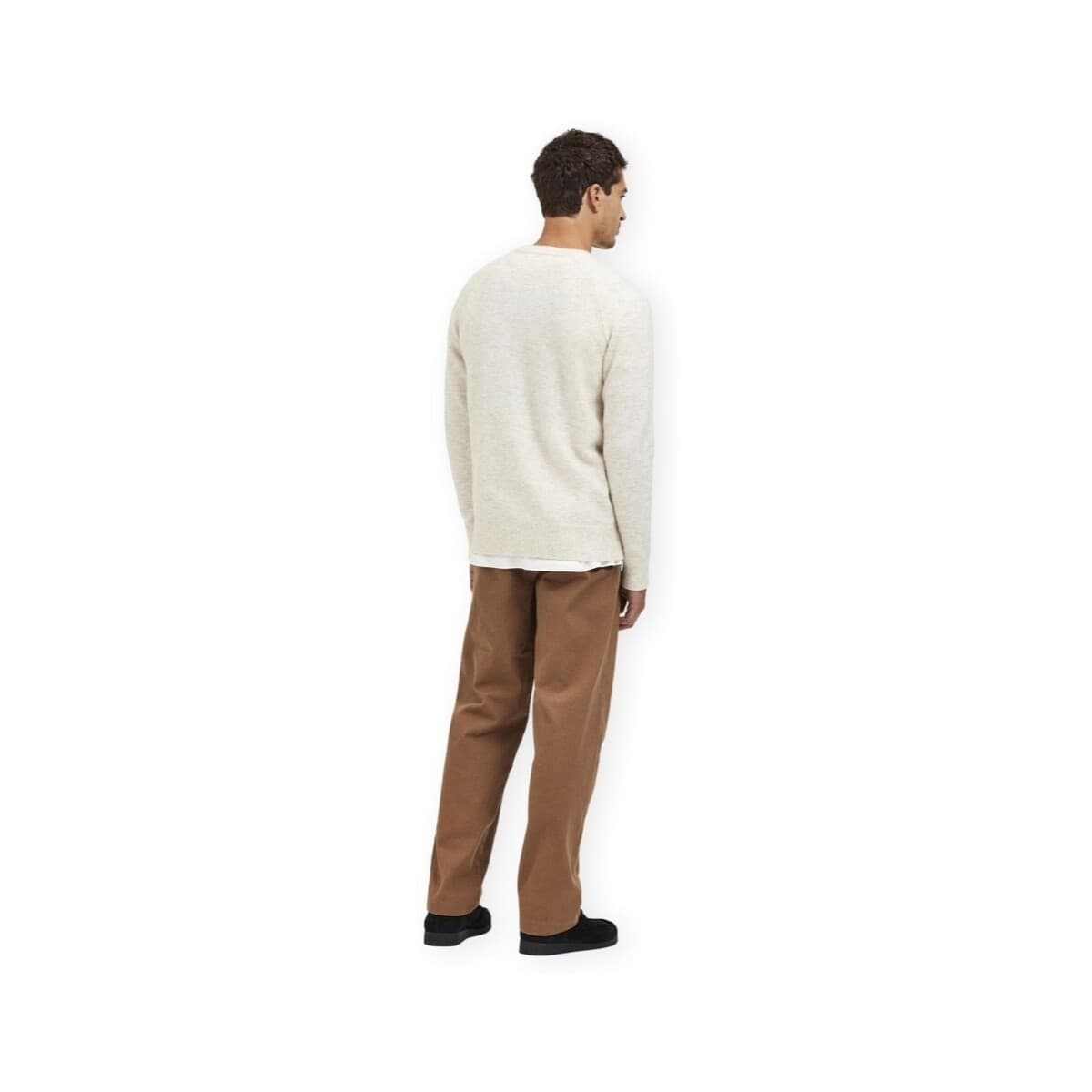 Men's Sweaters Selected Beige