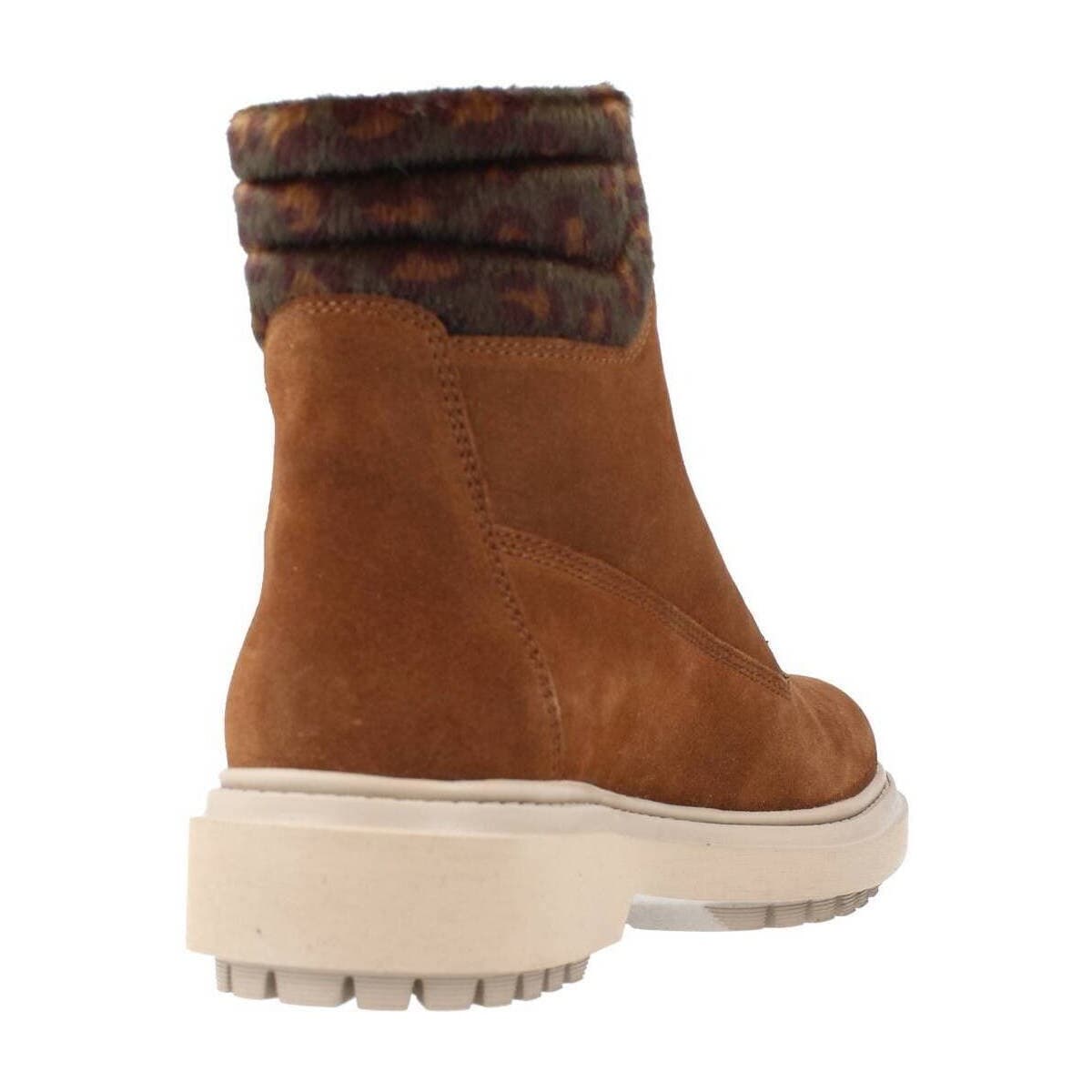 Women's Ankle Boots Geox Brown