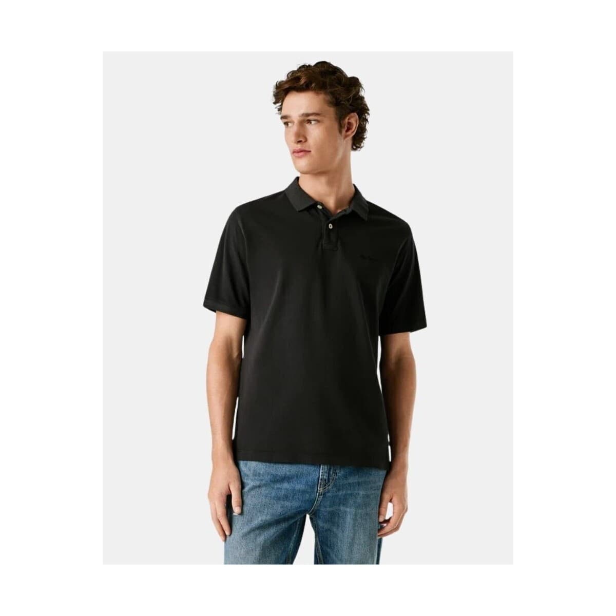 Men's Polo Shirts Pepe Jeans Black
