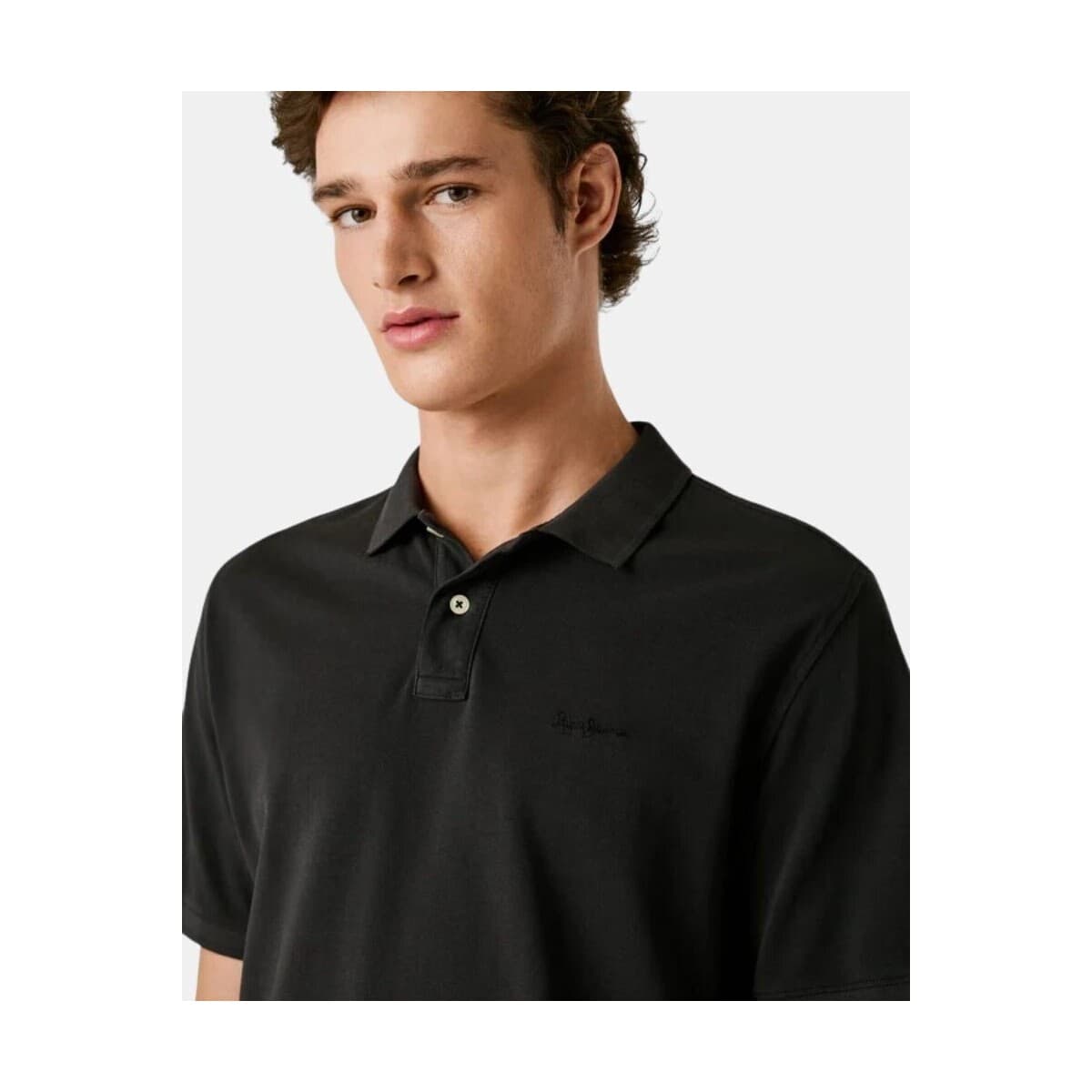 Men's Polo Shirts Pepe Jeans Black
