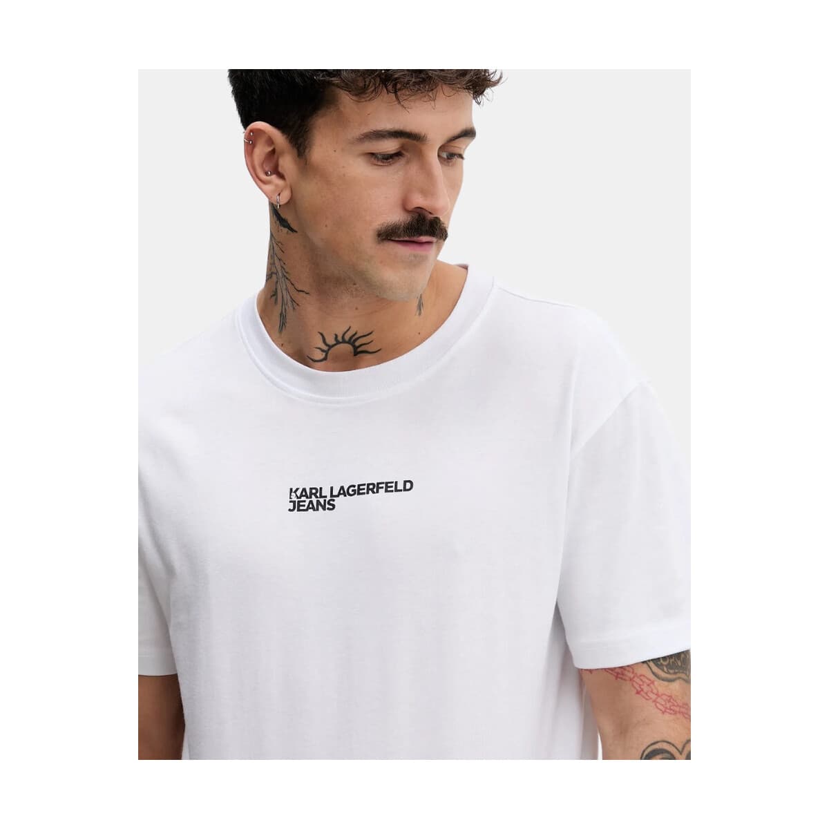 Men's T-Shirts Karl Lagerfeld White