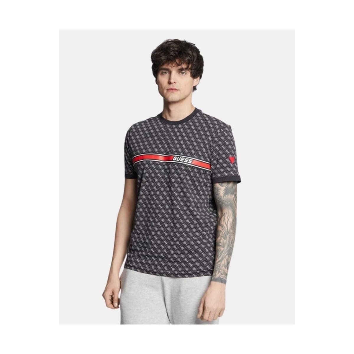 Men's T-Shirts Guess Black