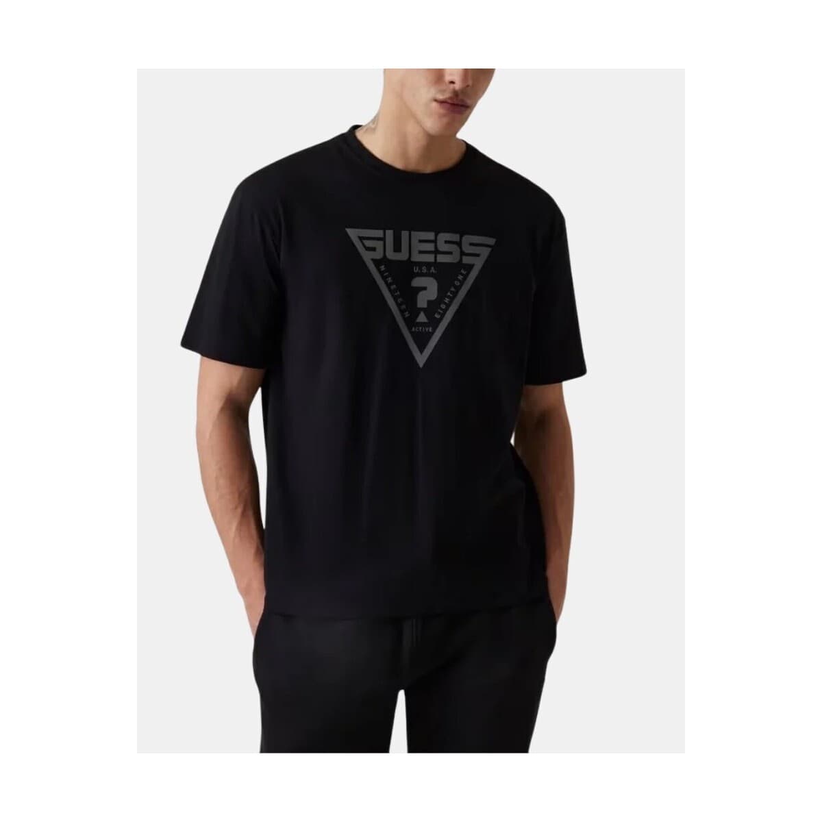 Men's T-Shirts Guess Black