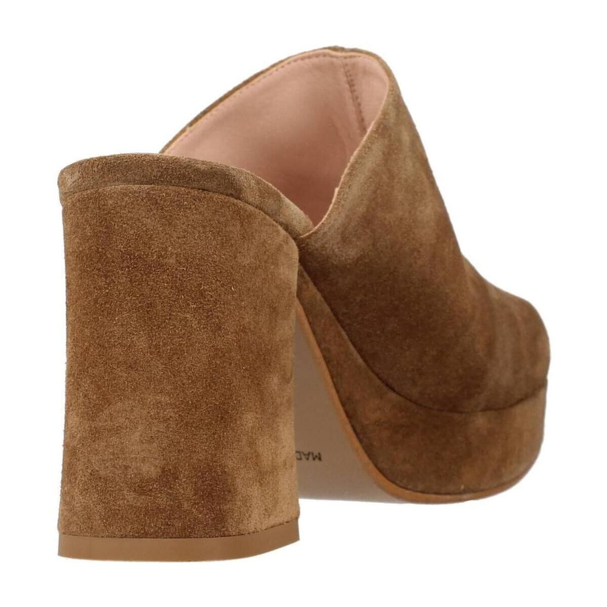 Women's Mules Yellow Brown