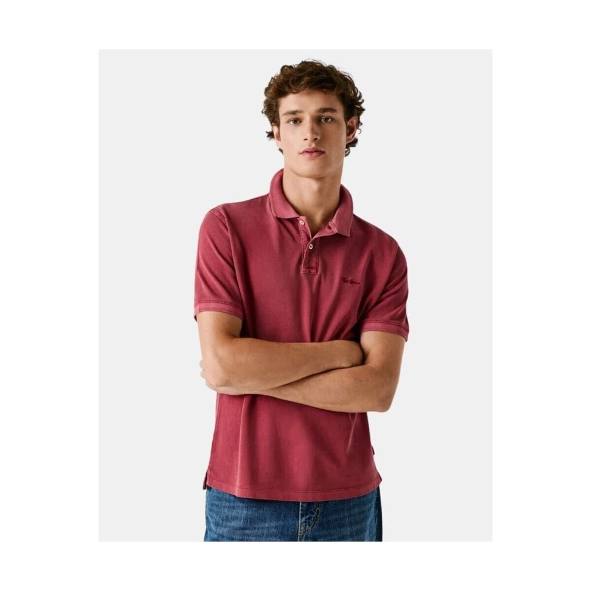 Men's Polo Shirts Pepe Jeans Red