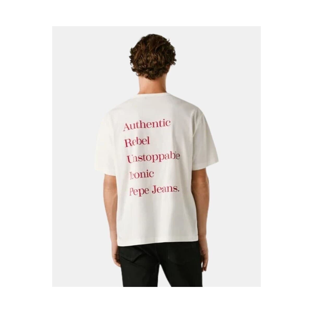 Men's T-Shirts Pepe Jeans White