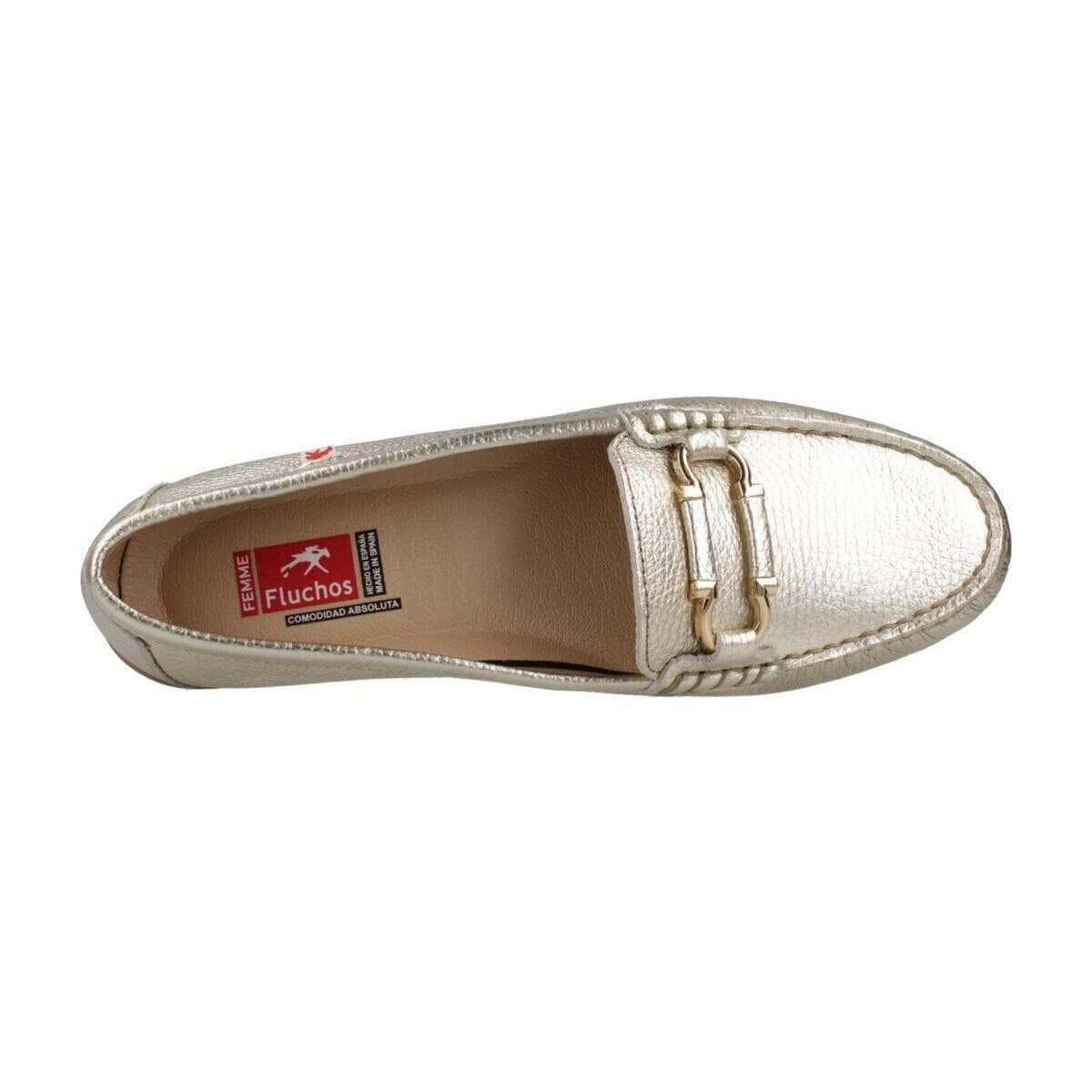 Women's Loafers Fluchos Silver