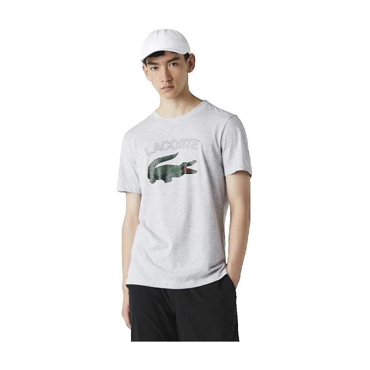 Men's T-Shirts Lacoste Gray