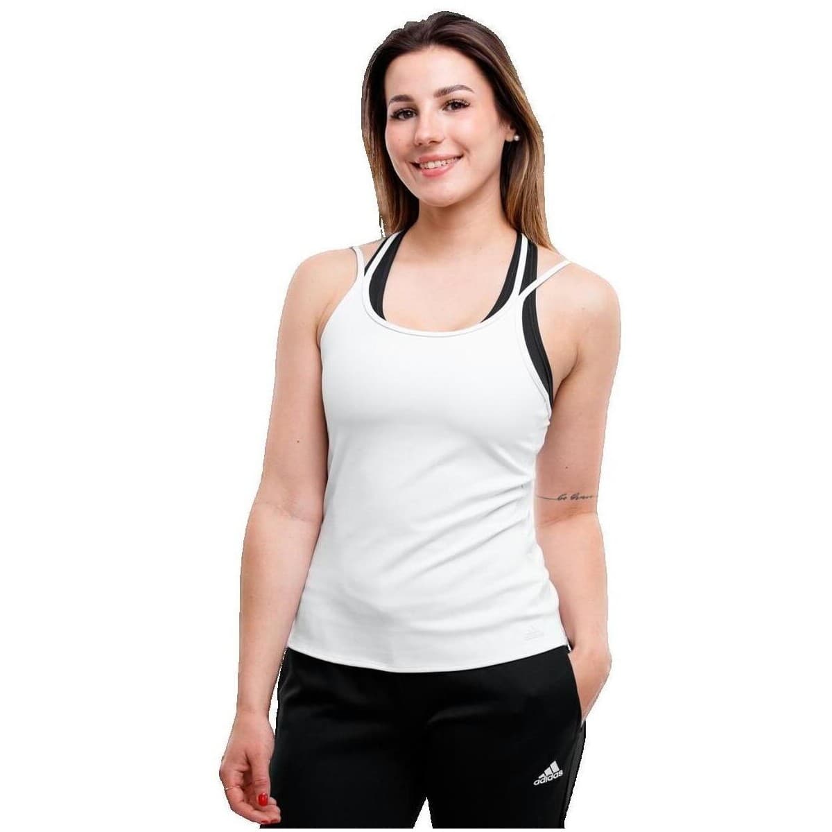 Women's Sleeveless Tops adidas Gray