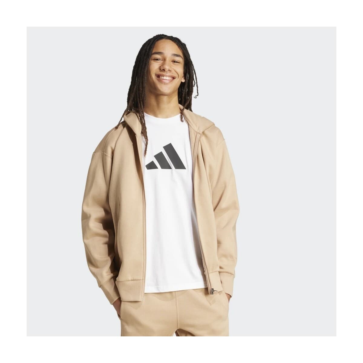 Men's Cardigans adidas Brown