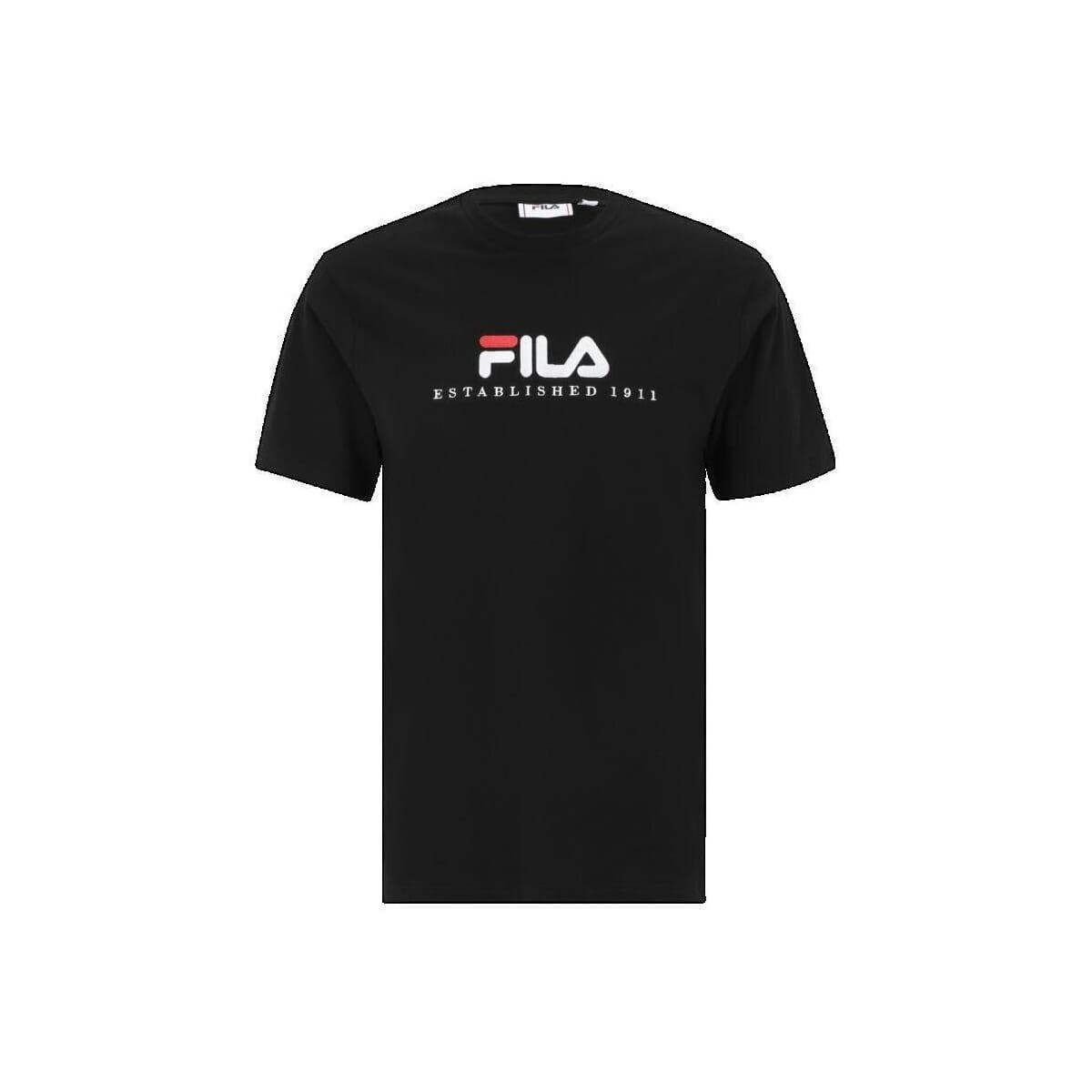 T-shirt με κοντά μανίκια Fila T-shirt Bleu Regular Homme
