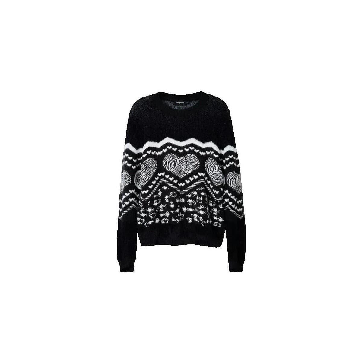 Πουλόβερ Desigual Bordure Coeur