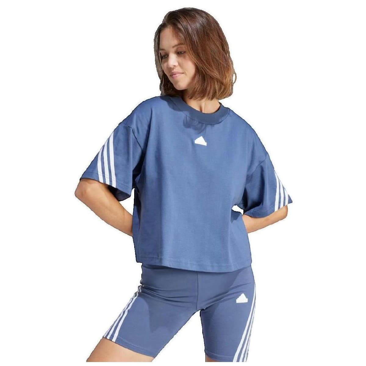 Women's T-Shirts adidas Blue
