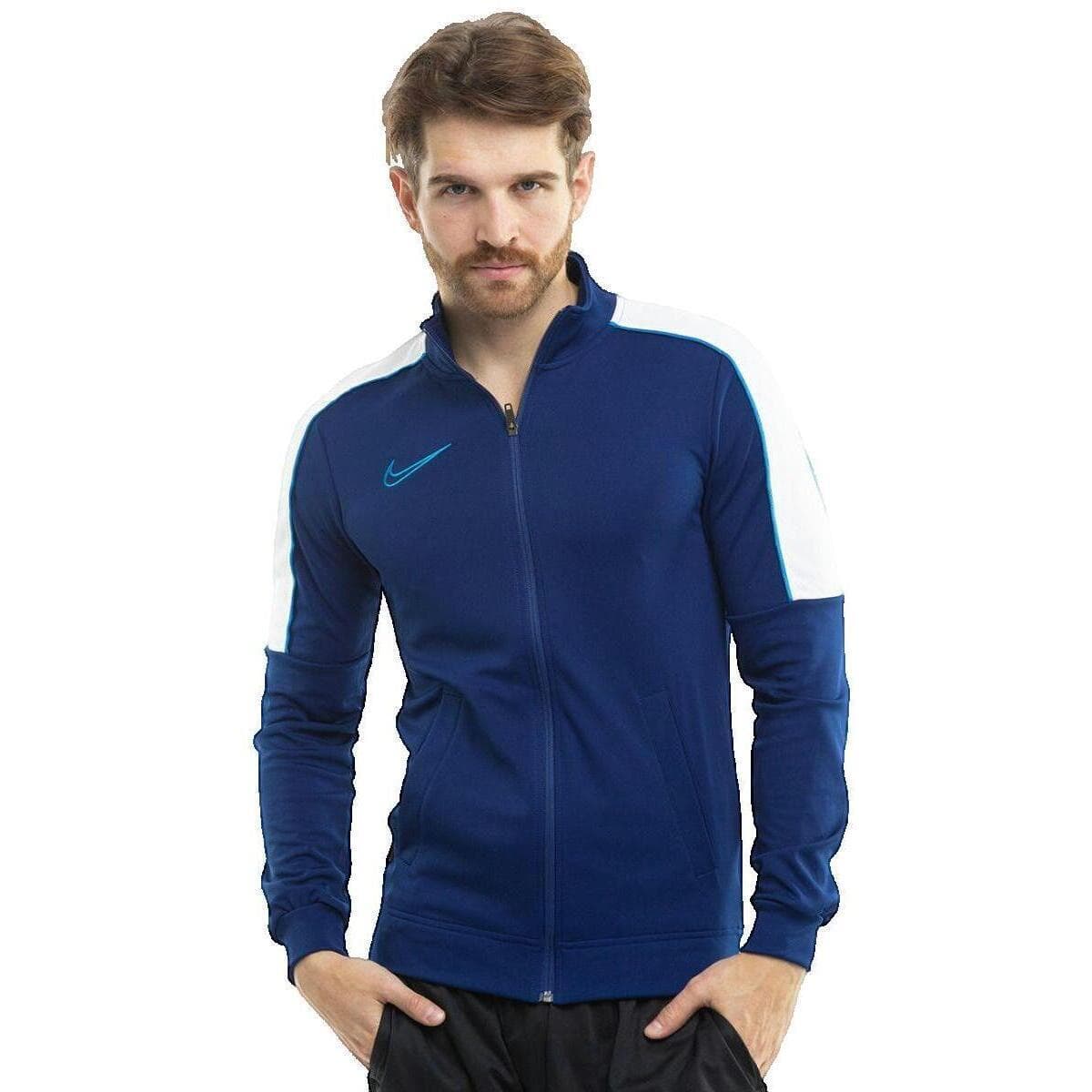 Men's Cardigans Nike Blue