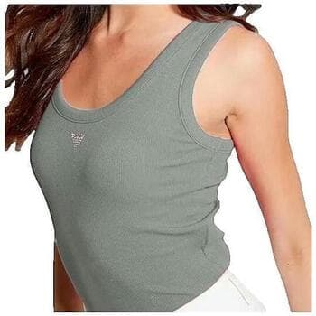 Women's Sleeveless Tops Guess Khaki