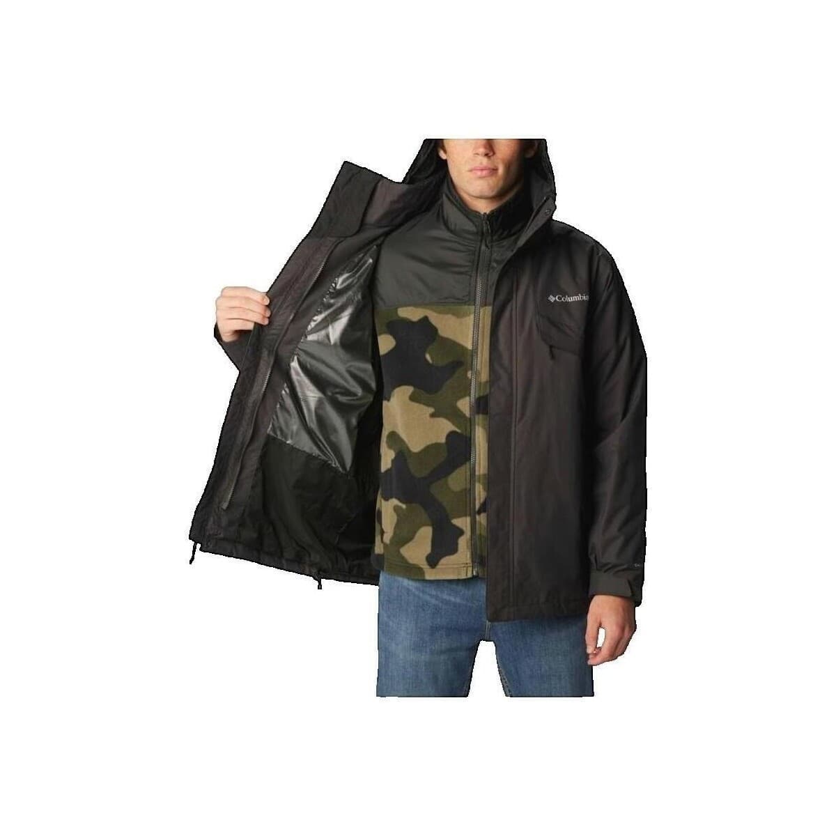 Men's Windbreakers Columbia Black