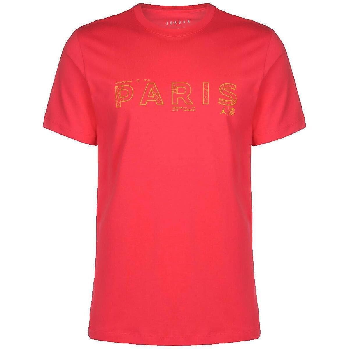 T-shirt με κοντά μανίκια Nike T-shirt PSG x Jordan Rouge