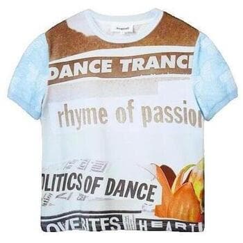 Women's T-Shirts Desigual Blue