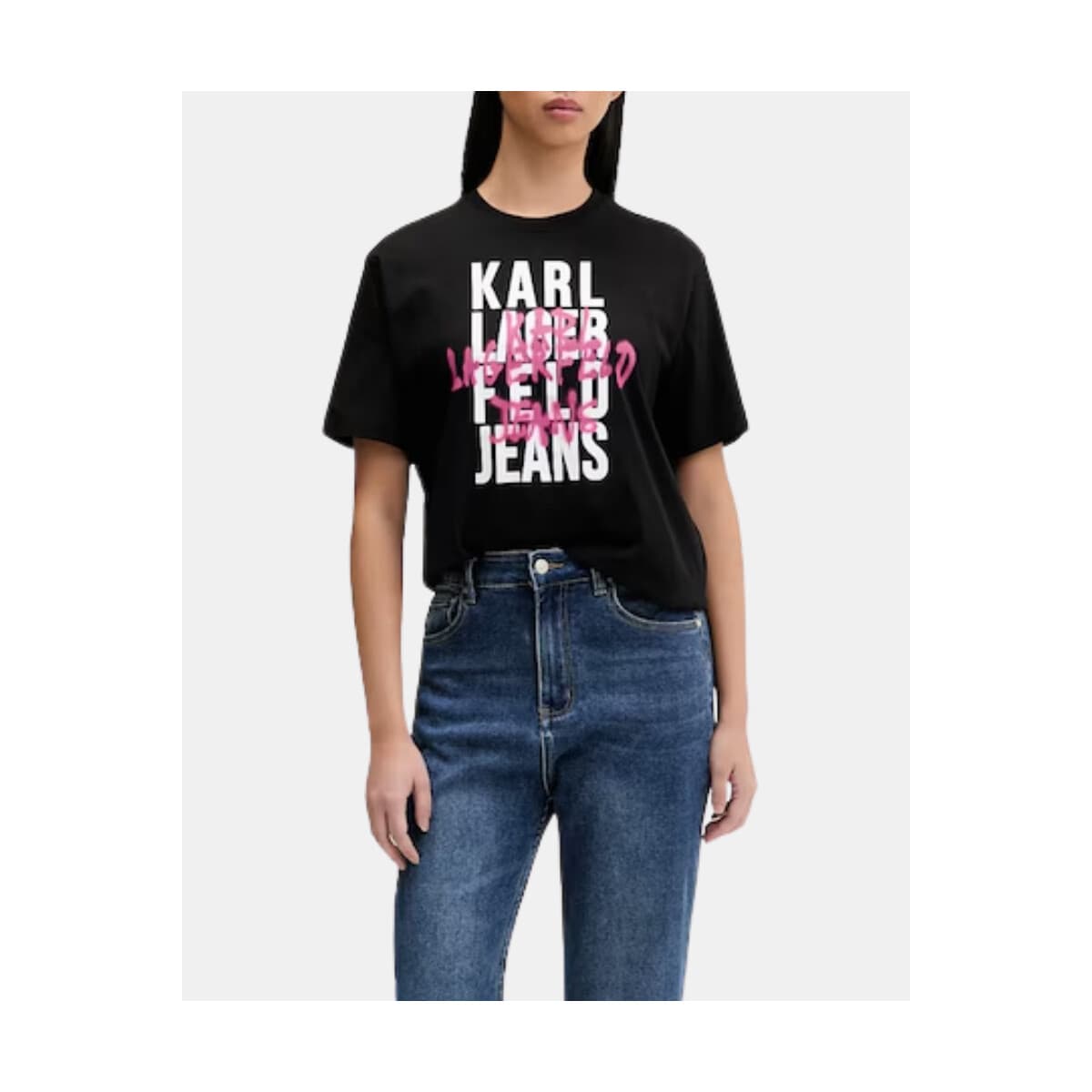 T-shirt με κοντά μανίκια Karl Lagerfeld B1W17057