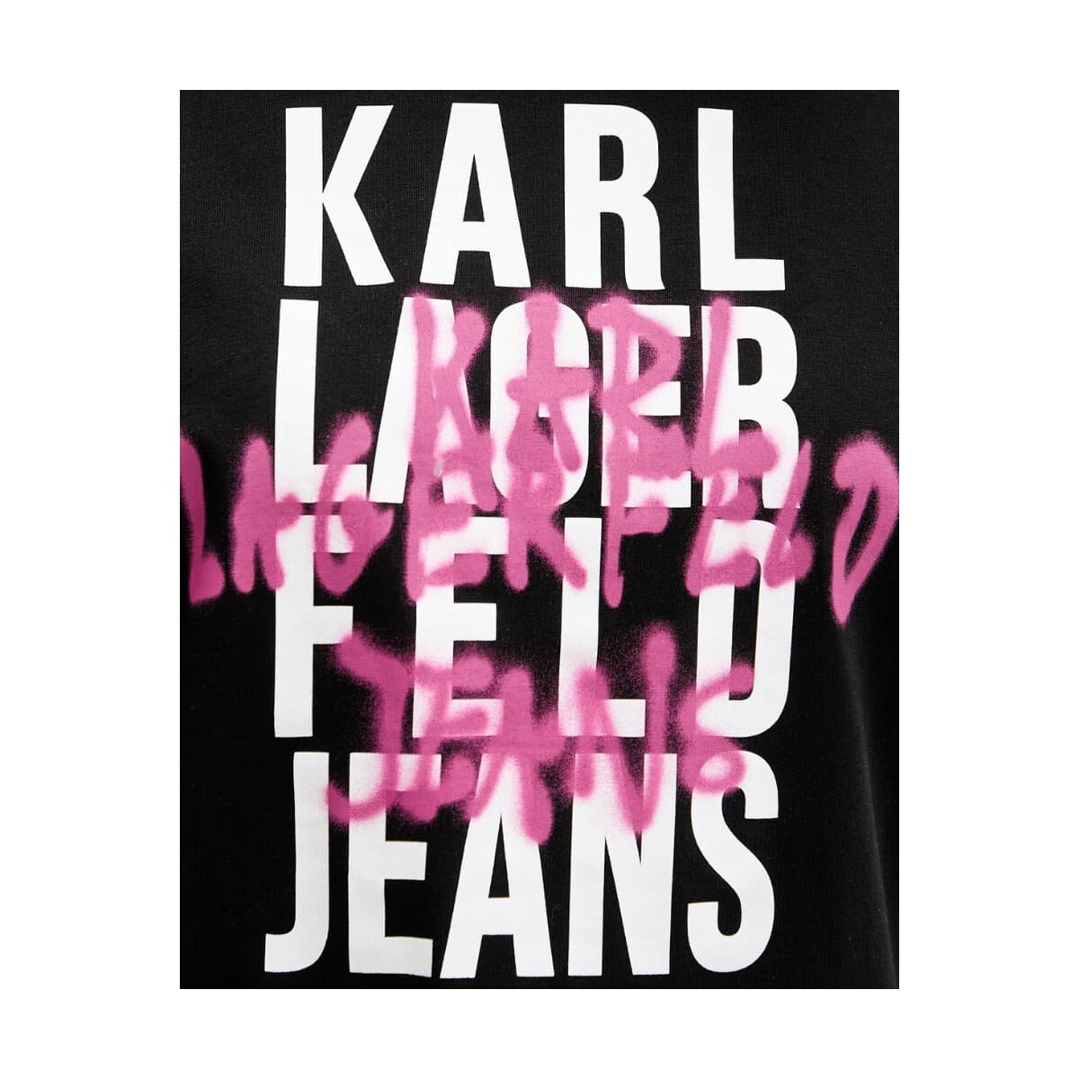 Women's T-Shirts Karl Lagerfeld Black