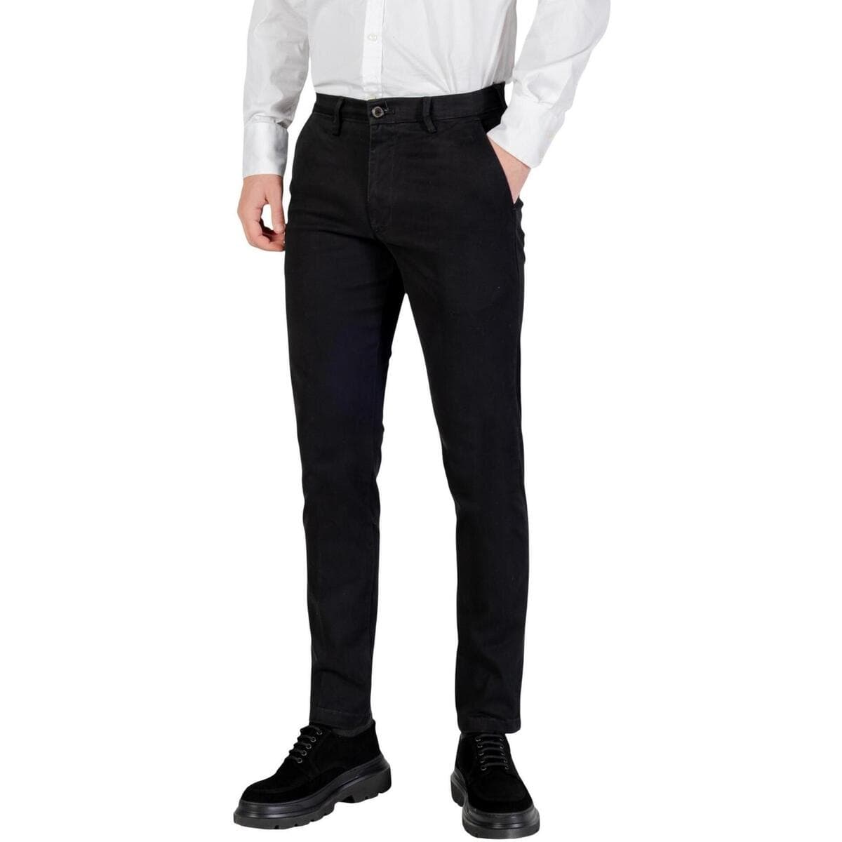 Παντελόνια Chino/Carrot Borghese Chino - Slim Fit 5WPA01 07CO126M