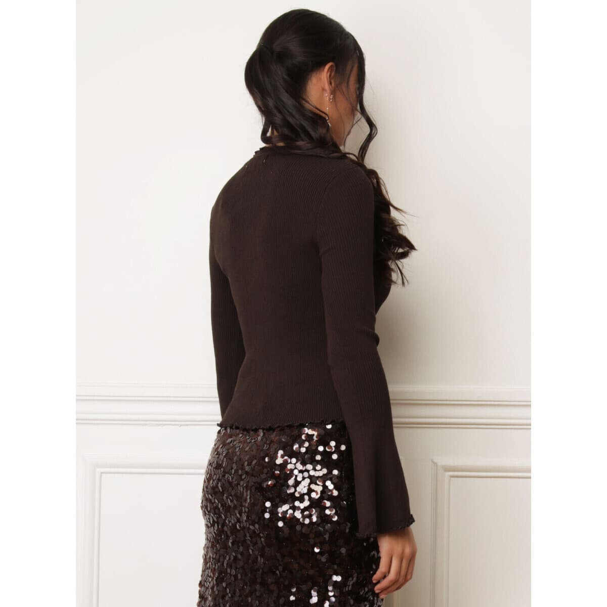 Women's T-Shirts La Modeuse Brown