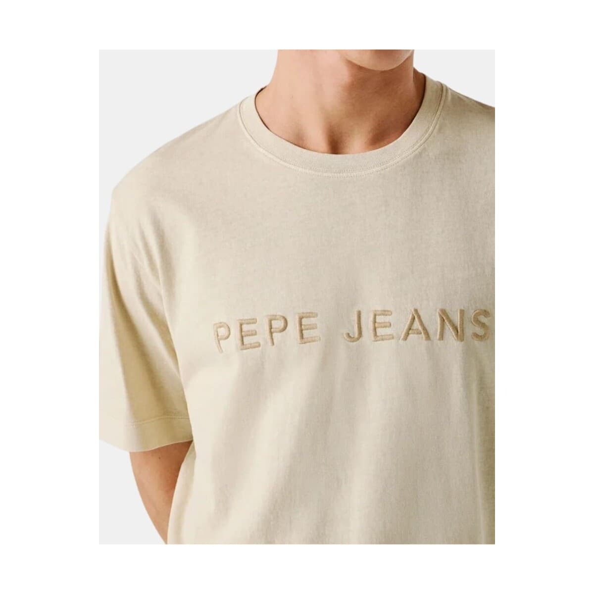 Men's T-Shirts Pepe Jeans Beige