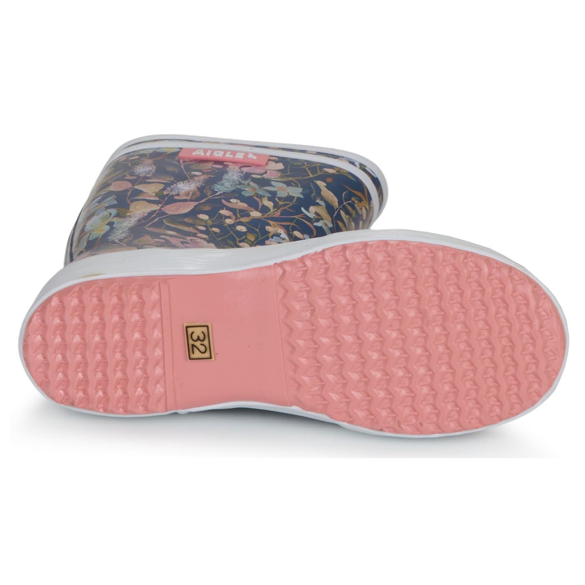 Girls' Wellington Boots Aigle Multicolor