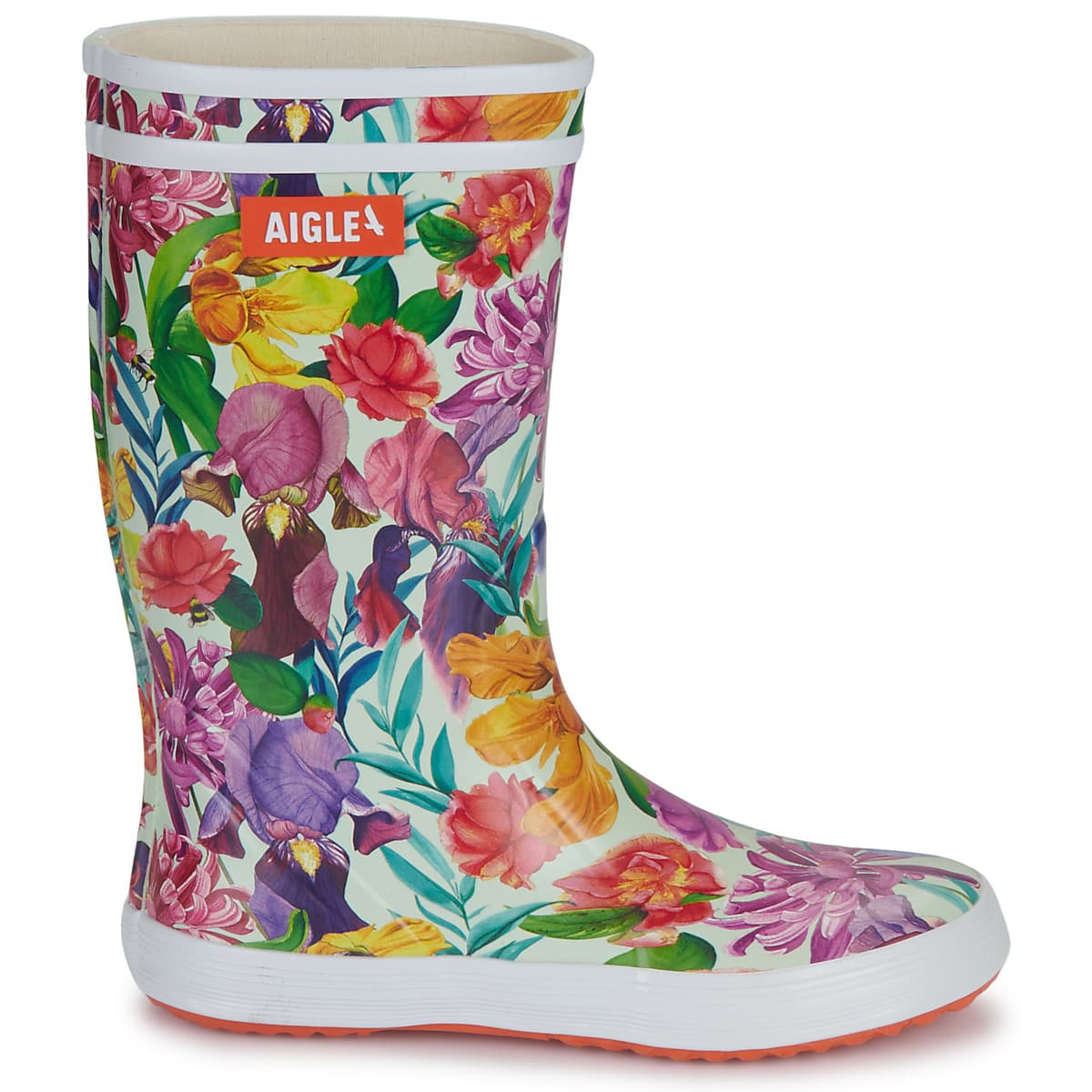 Girls' Wellington Boots Aigle Blue