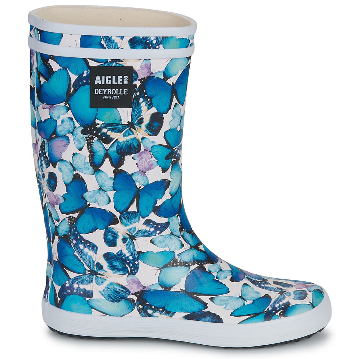 Girls' Wellington Boots Aigle Blue