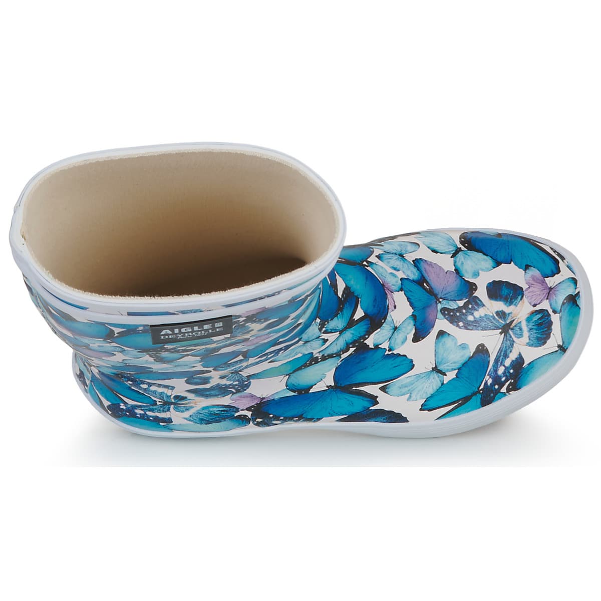 Girls' Wellington Boots Aigle Blue