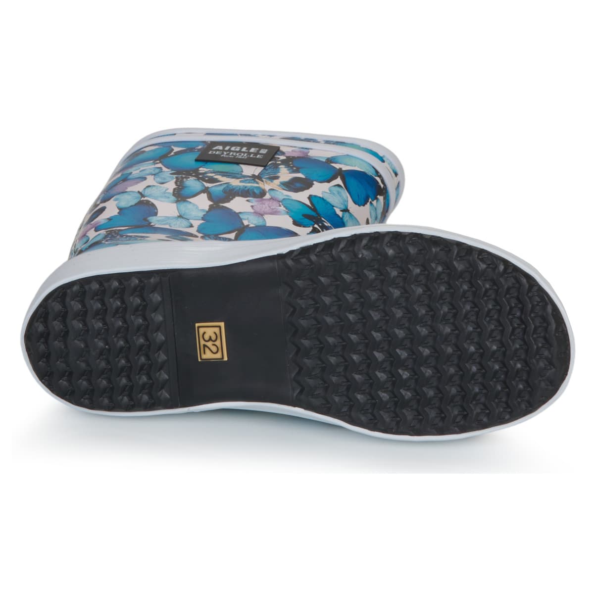 Girls' Wellington Boots Aigle Blue