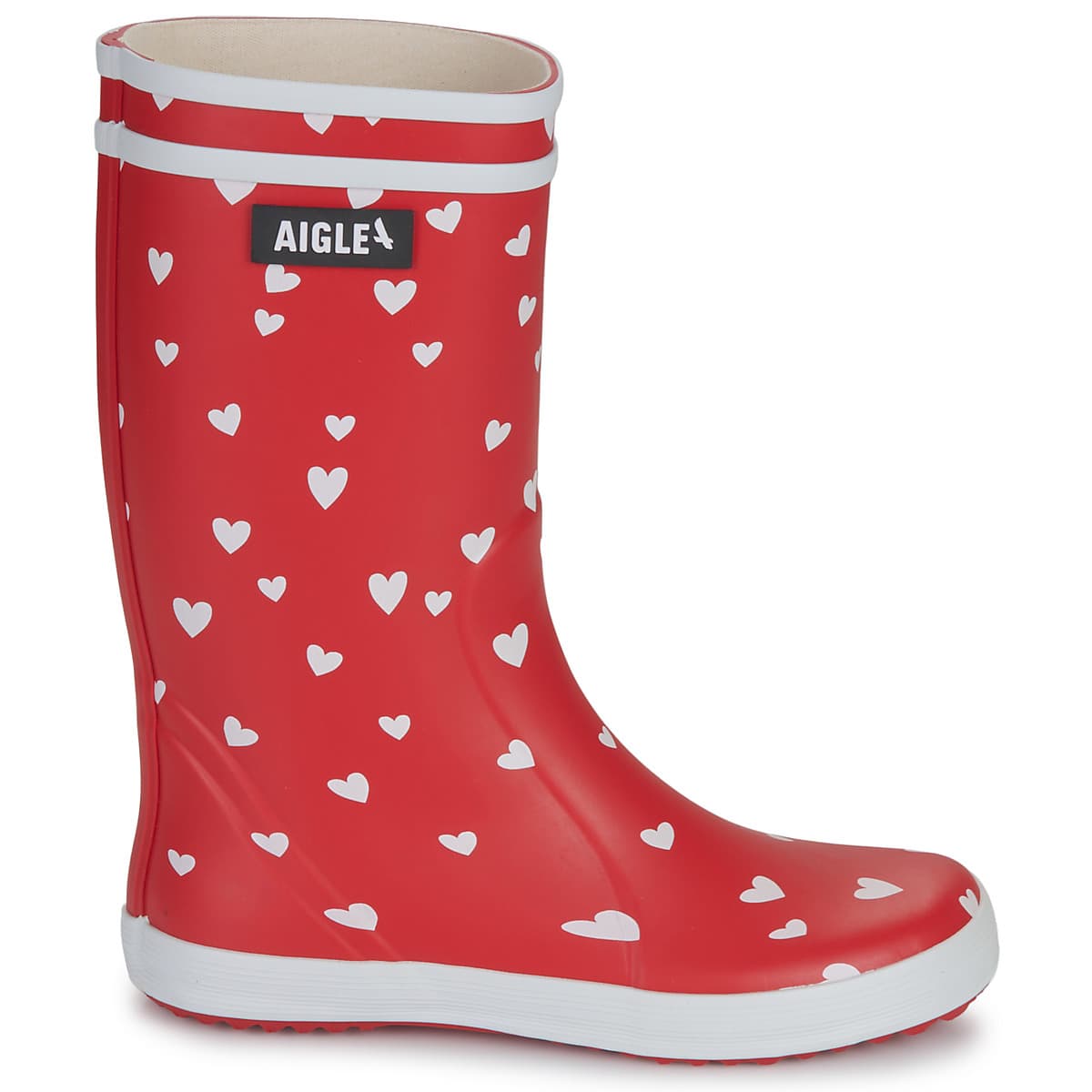 Girls' Wellington Boots Aigle Red